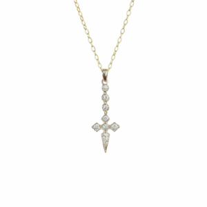 Drop Cross Necklace