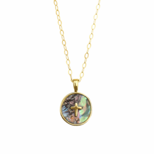 Sea & Spirit Cross Pendant Necklace